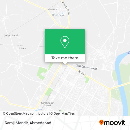 Ramji Mandir map