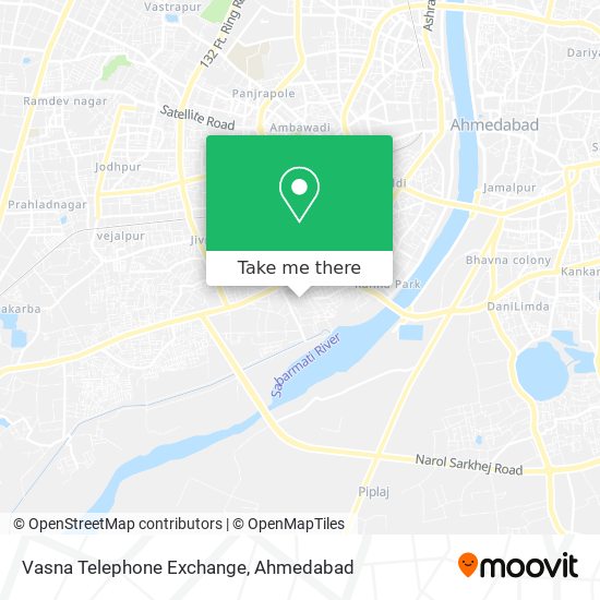 Vasna Telephone Exchange map