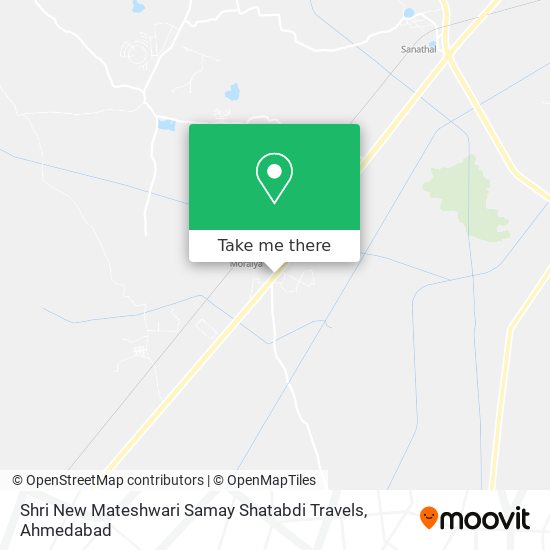 Shri New Mateshwari Samay Shatabdi Travels map