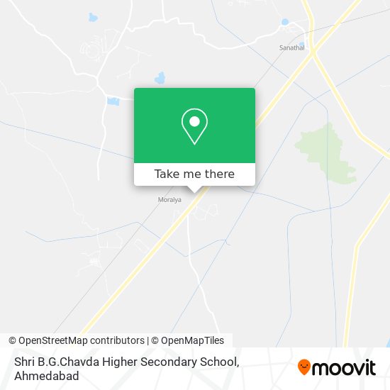 Shri B.G.Chavda Higher Secondary School map