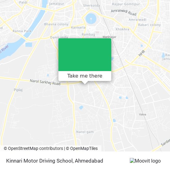 Kinnari Motor Driving School map