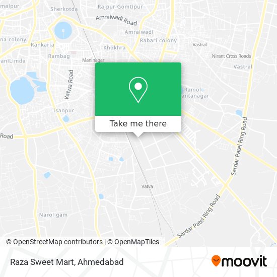 Raza Sweet Mart map