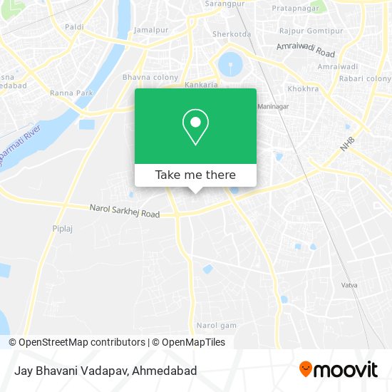 Jay Bhavani Vadapav map