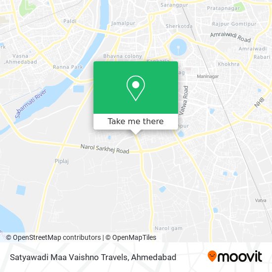 Satyawadi Maa Vaishno Travels map