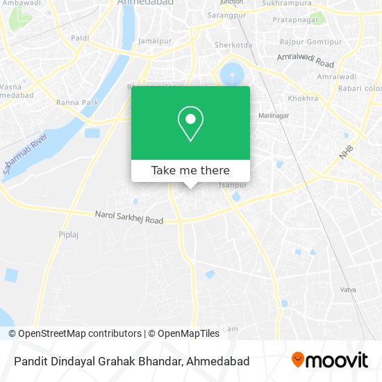 Pandit Dindayal Grahak Bhandar map