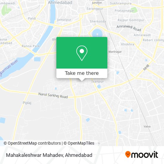 Mahakaleshwar Mahadev map