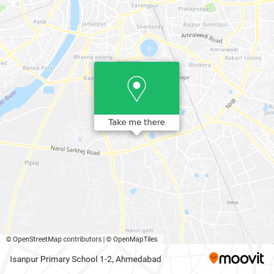 Isanpur Primary School 1-2 map