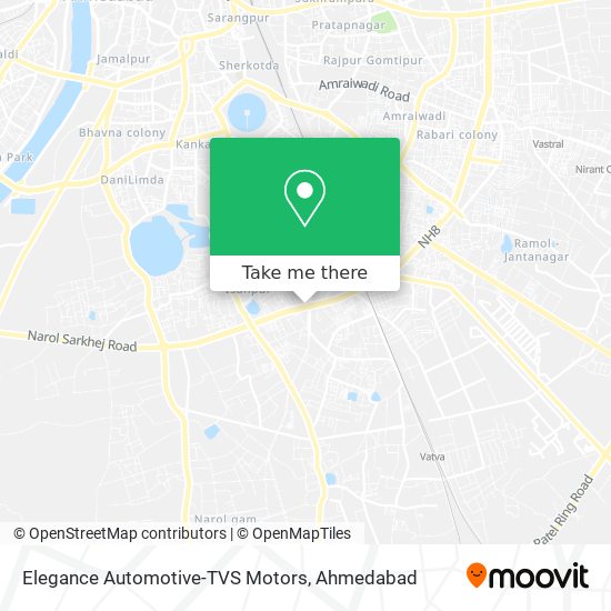 Elegance Automotive-TVS Motors map