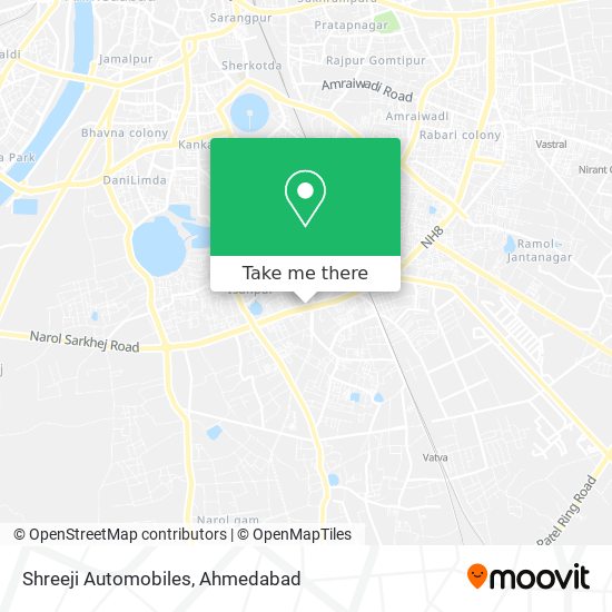 Shreeji Automobiles map