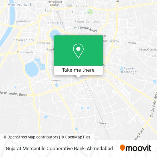 Gujarat Mercantile Cooperative Bank map