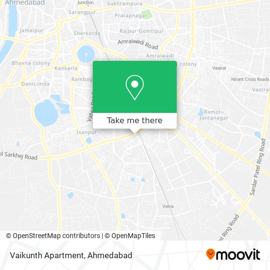 Vaikunth Apartment map