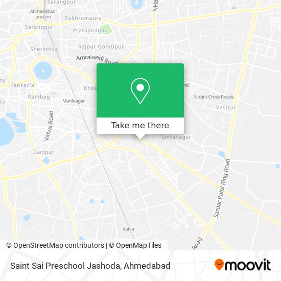 Saint Sai Preschool Jashoda map