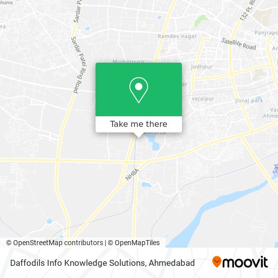 Daffodils Info Knowledge Solutions map