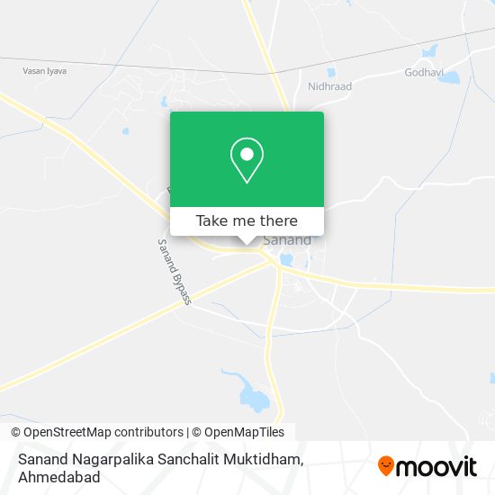 Sanand Nagarpalika Sanchalit Muktidham map