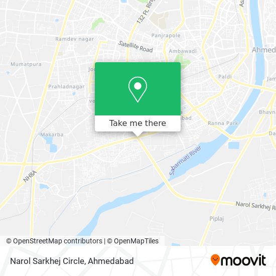 Narol Sarkhej Circle map