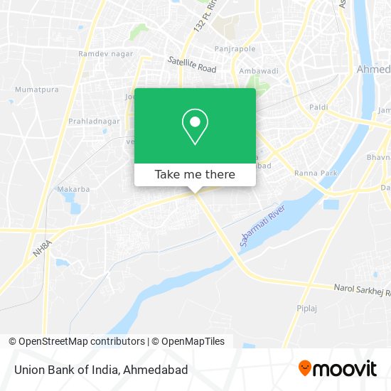 Union Bank of India map