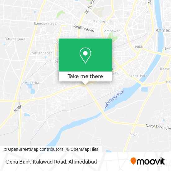 Dena Bank-Kalawad Road map