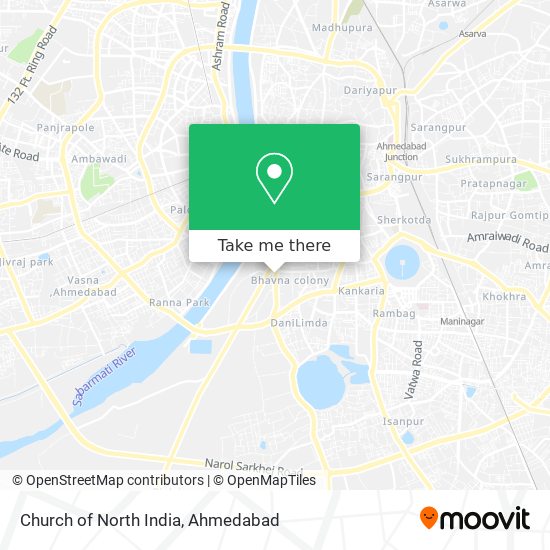 Church of North India map