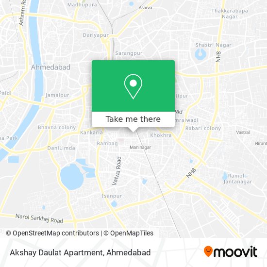 Akshay Daulat Apartment map