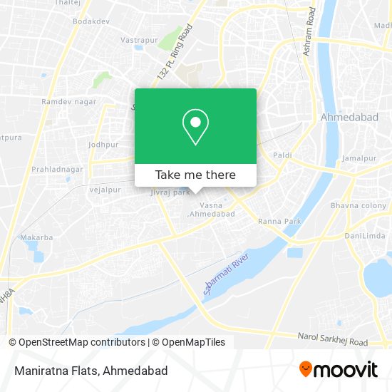 Maniratna Flats map