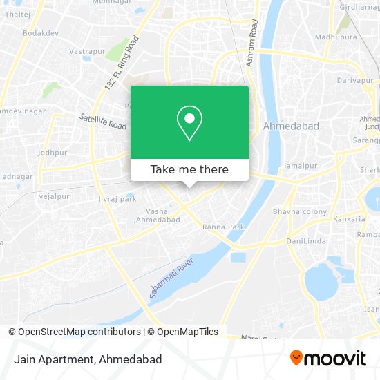 Jain Apartment map