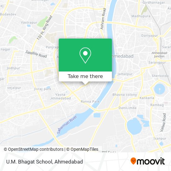 U.M. Bhagat School map