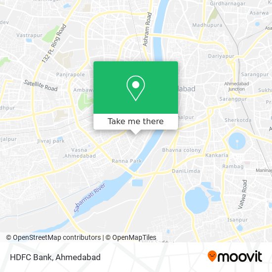 HDFC Bank map