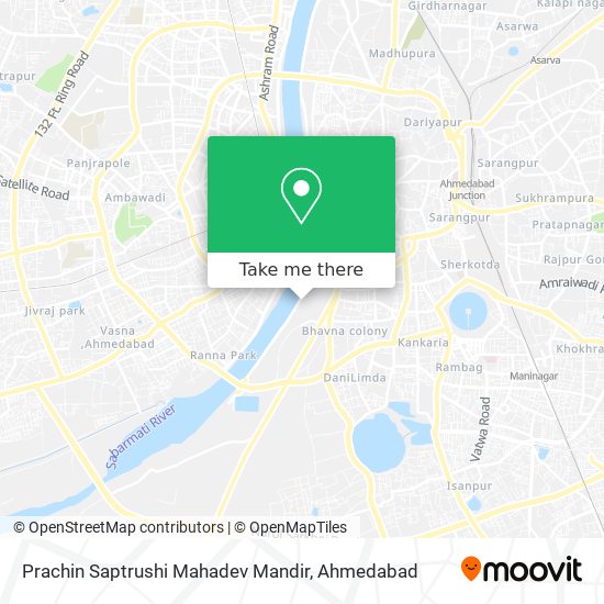 Prachin Saptrushi Mahadev Mandir map