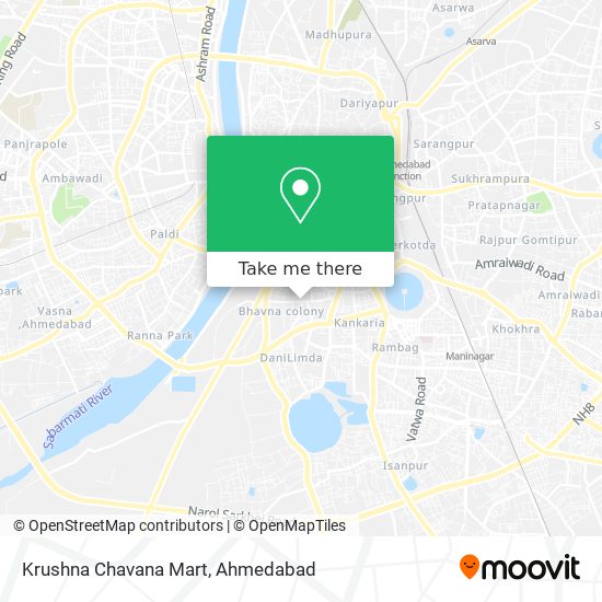 Krushna Chavana Mart map