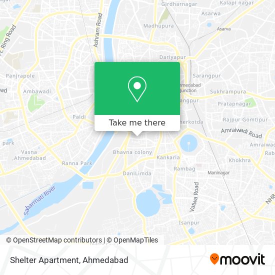 Shelter Apartment map