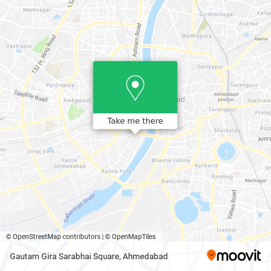 Gautam Gira Sarabhai Square map