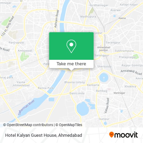 Hotel Kalyan Guest House map
