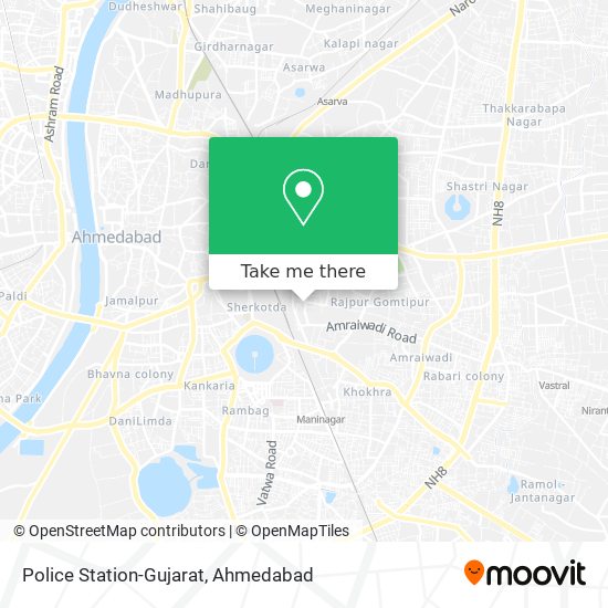 Police Station-Gujarat map
