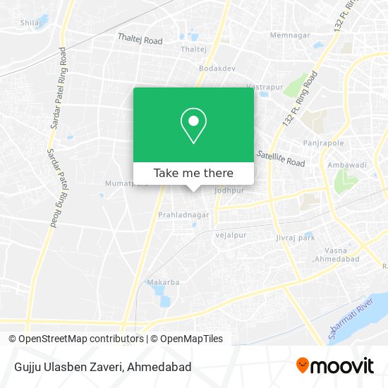 Gujju Ulasben Zaveri map