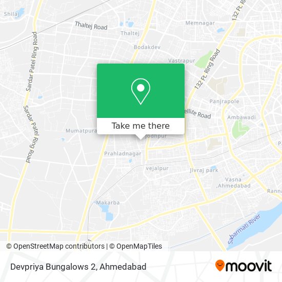 Devpriya Bungalows 2 map