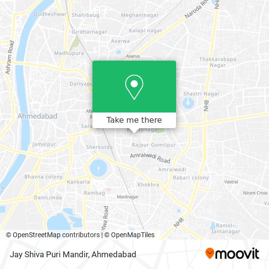 Jay Shiva Puri Mandir map