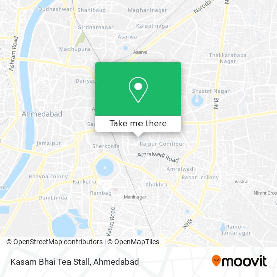 Kasam Bhai Tea Stall map
