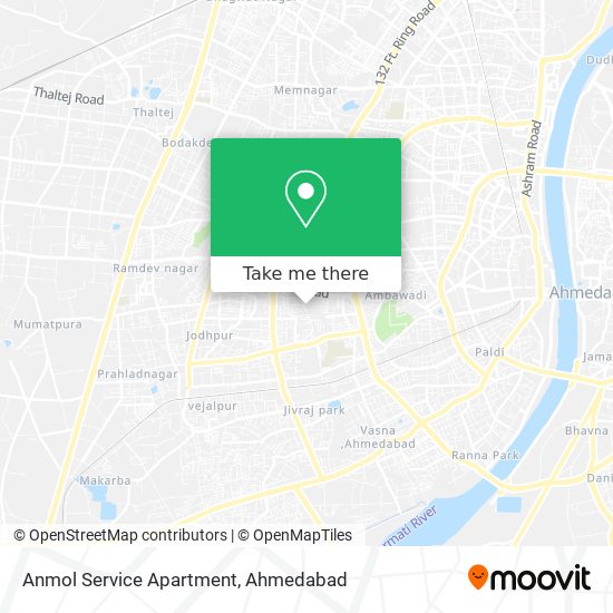 Anmol Service Apartment map