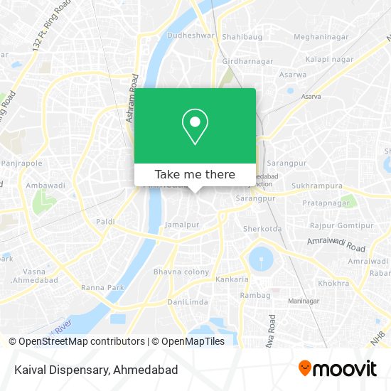 Kaival Dispensary map