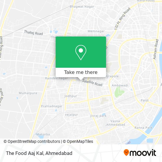 The Food Aaj Kal map