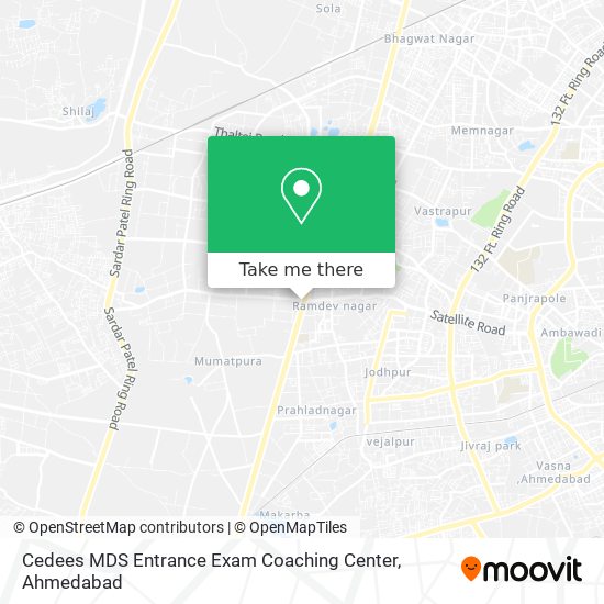 Cedees MDS Entrance Exam Coaching Center map