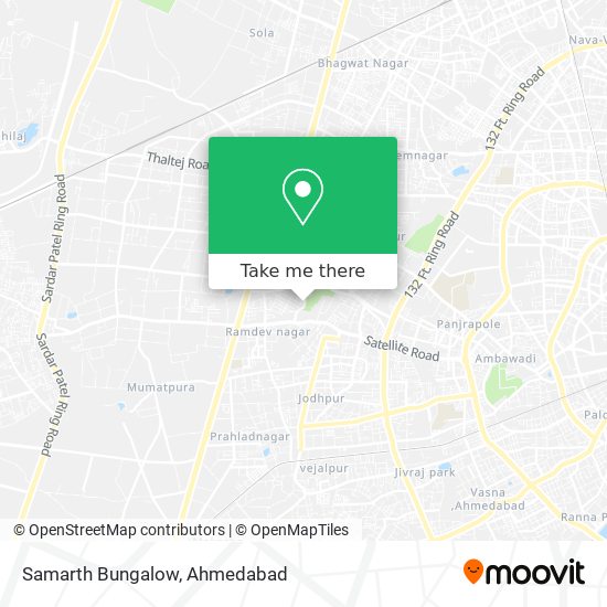 Samarth Bungalow map