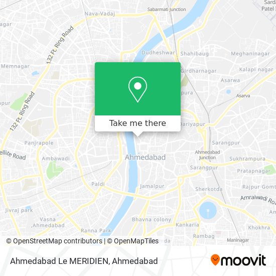 Ahmedabad Le MERIDIEN map