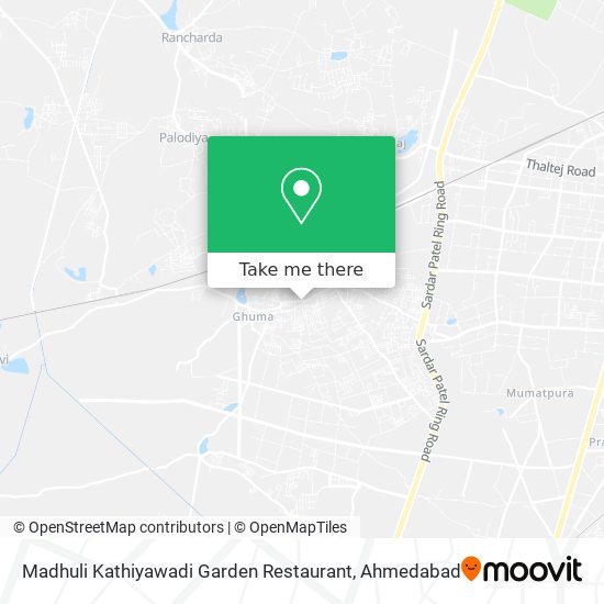 Madhuli Kathiyawadi Garden Restaurant map