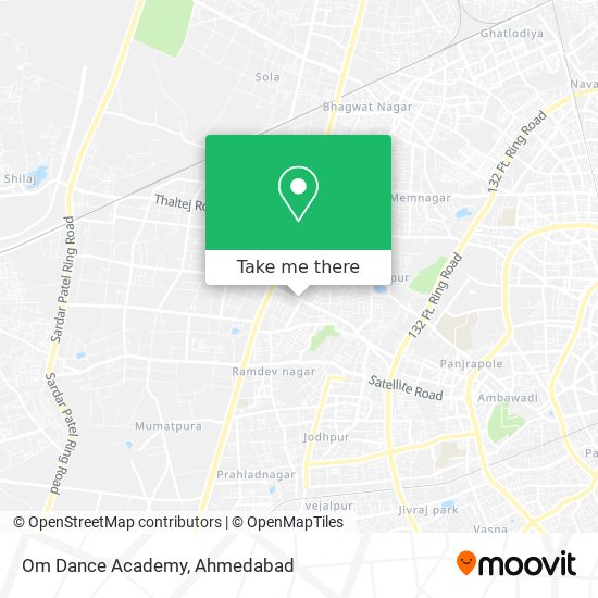 Om Dance Academy map