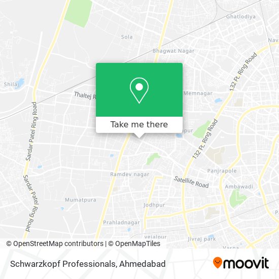 Schwarzkopf Professionals map
