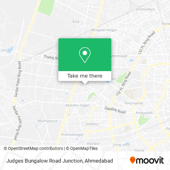 Judges Bungalow Road Junction map