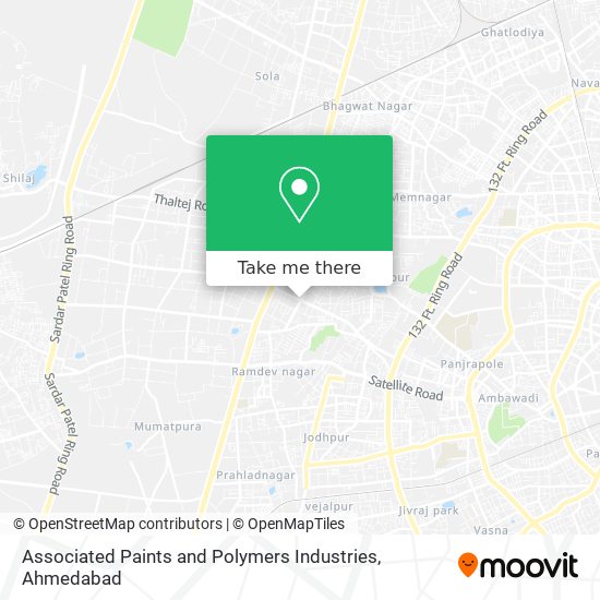 Associated Paints and Polymers Industries map