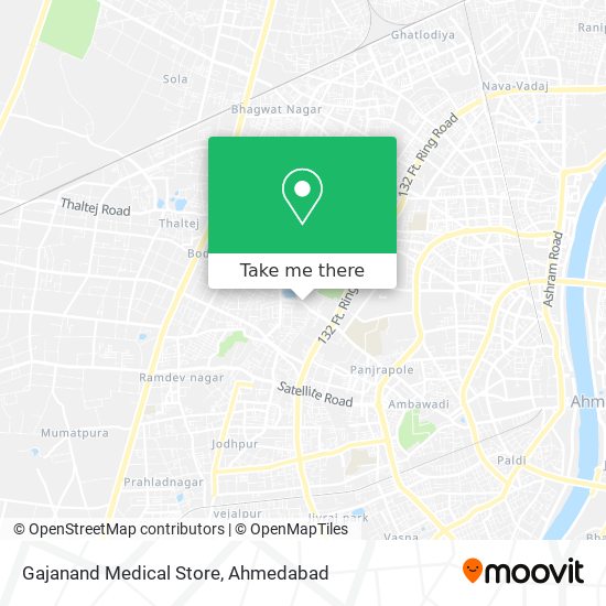 Gajanand Medical Store map