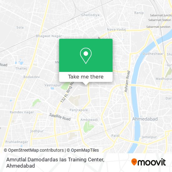 Amrutlal Damodardas Ias Training Center map